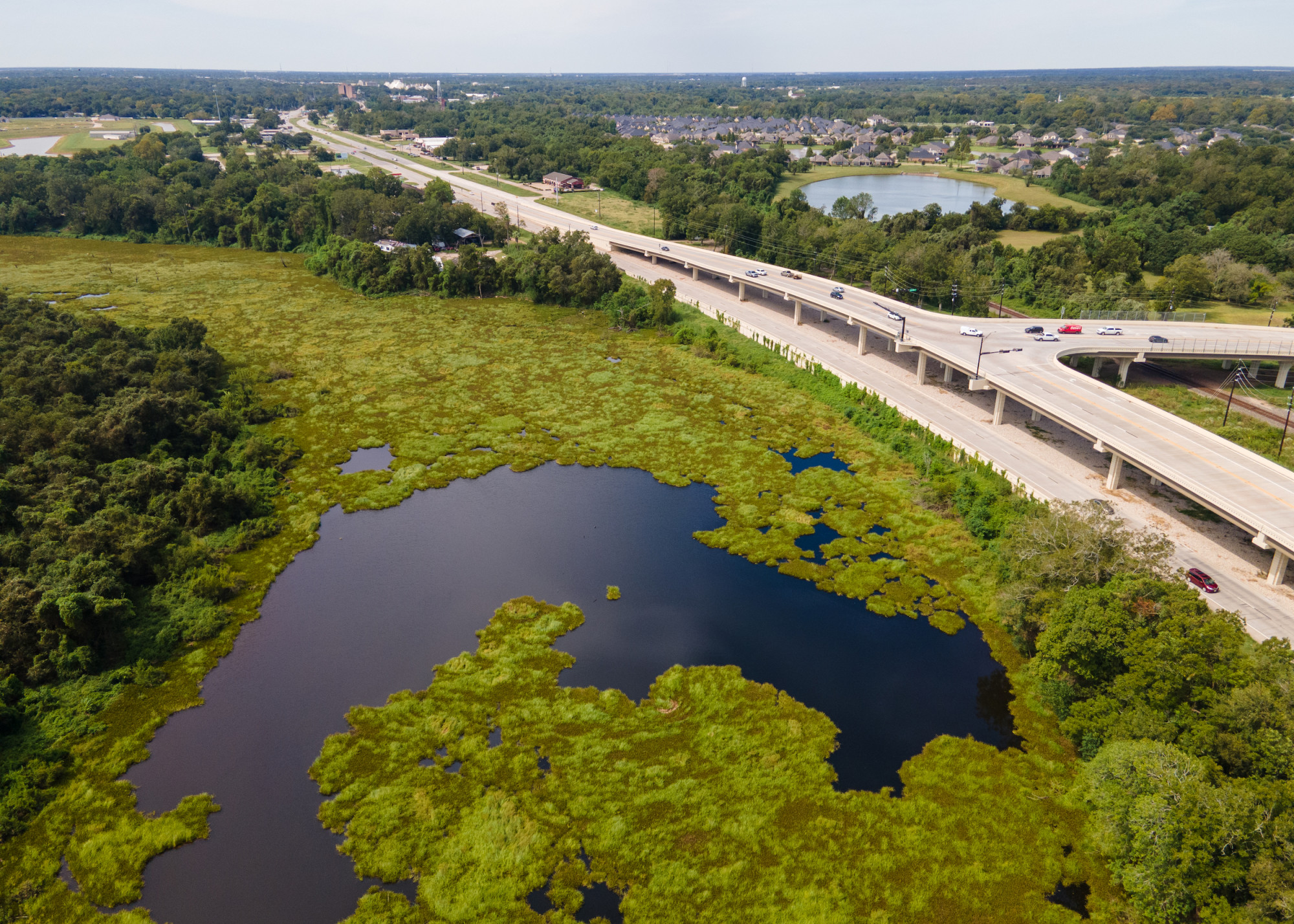 Aerial View of Richmond Highways