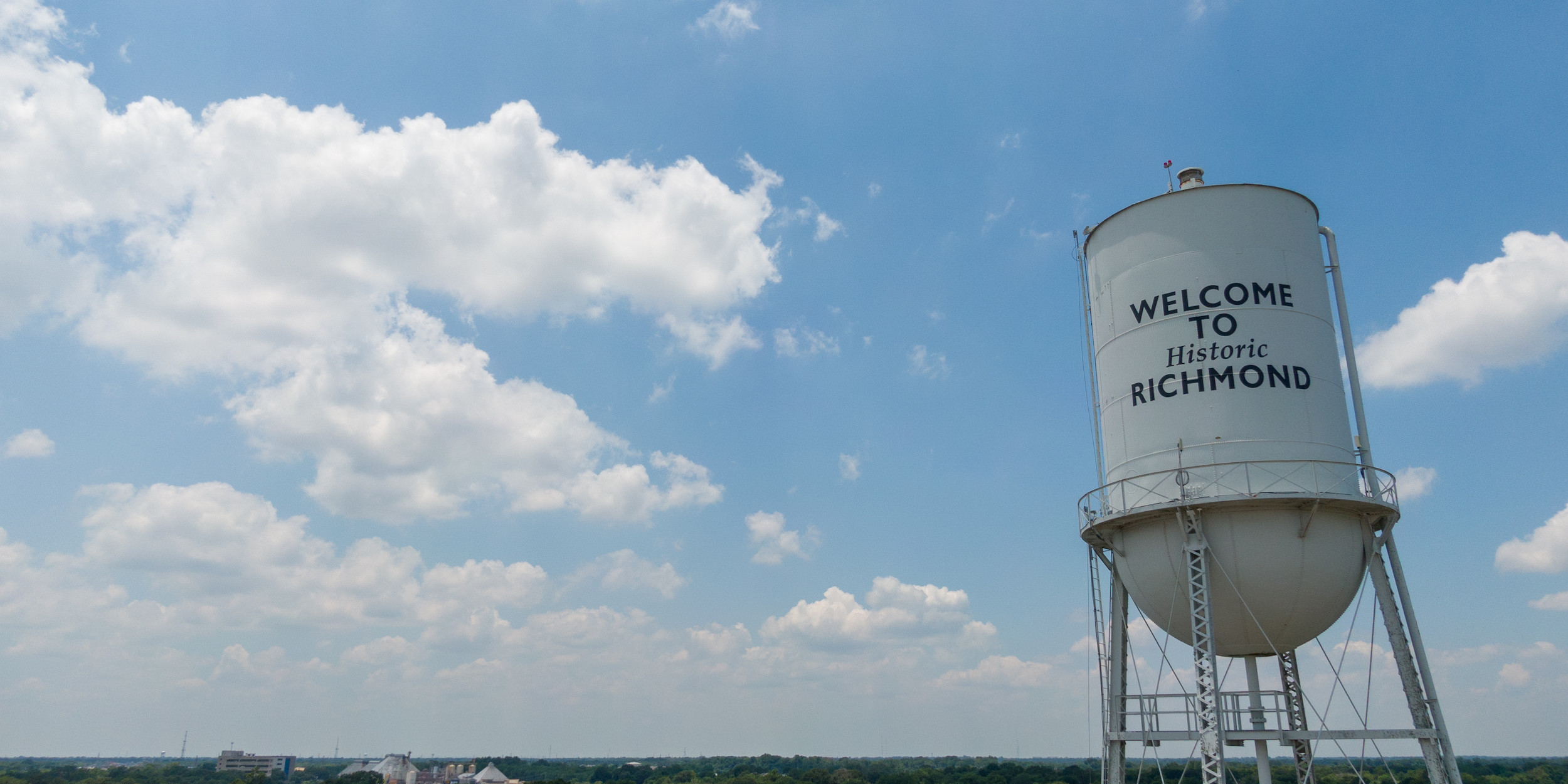 "Welcome to Historic Richmond" Water Tower