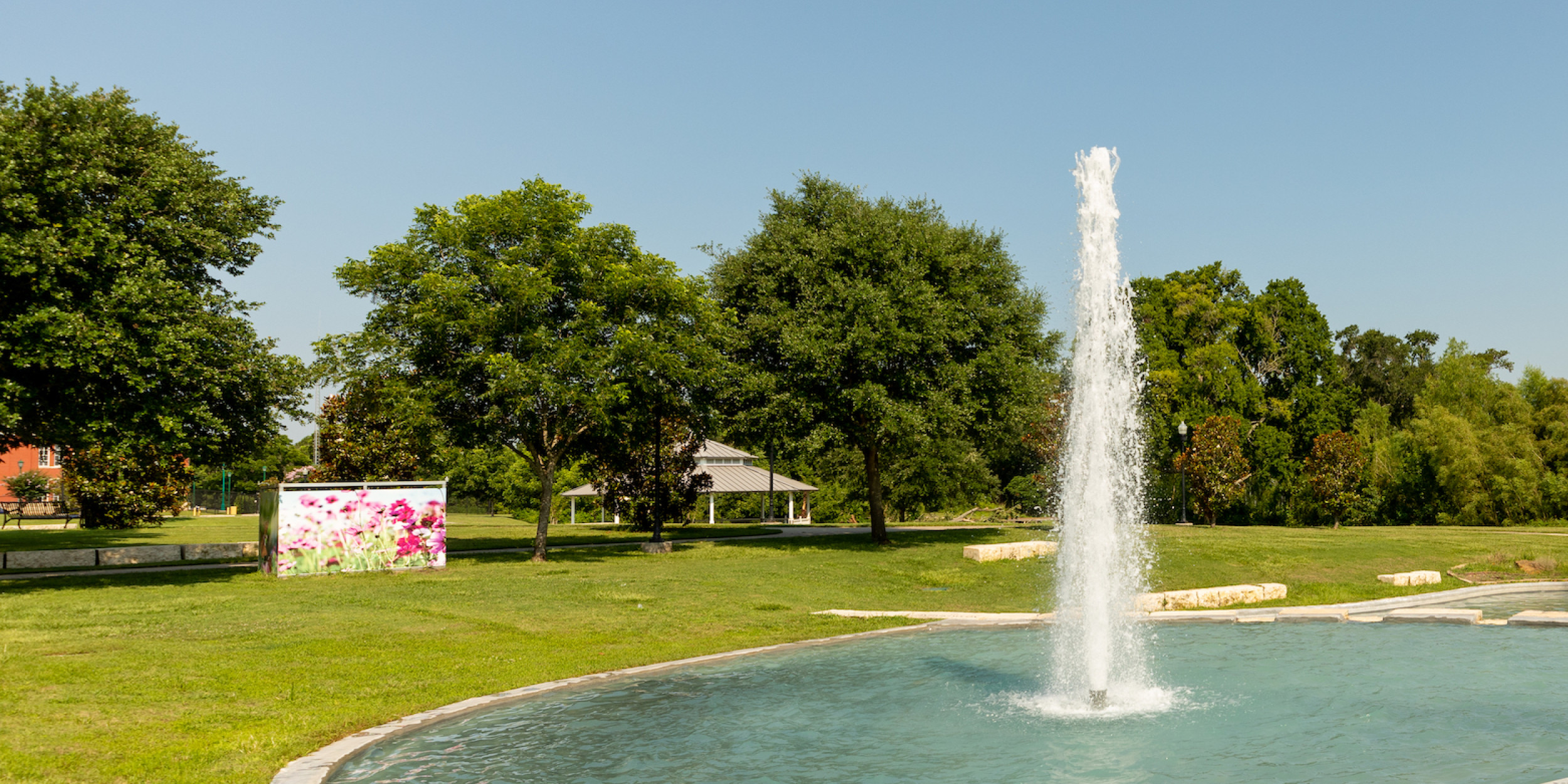 Water fountain at Wessendorff Park