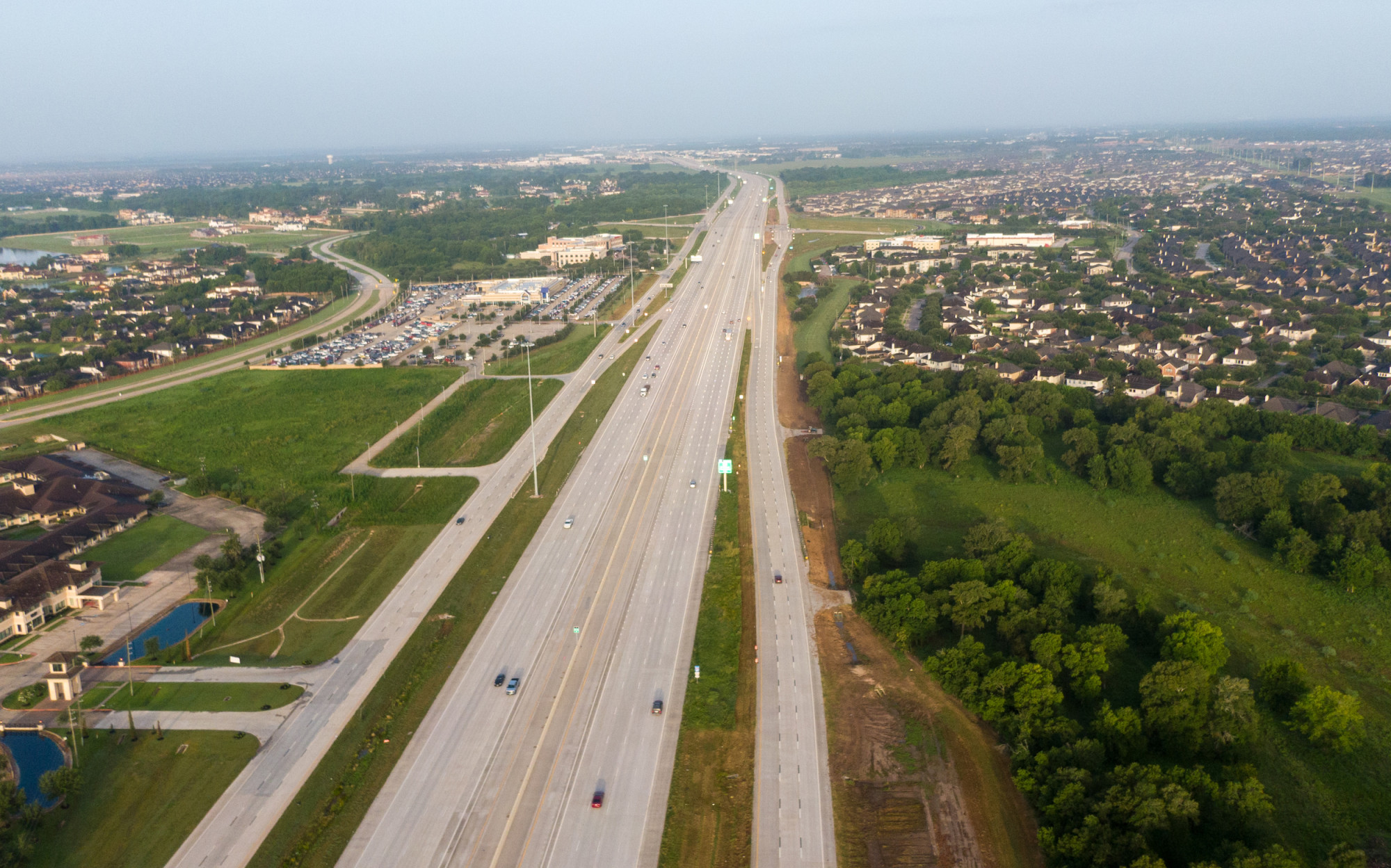 Aerial view of richmond highway