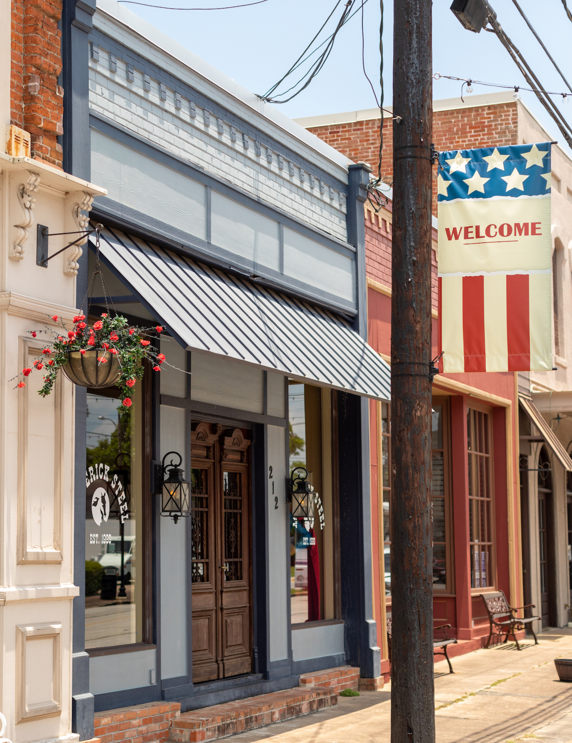 Storefronts downtown